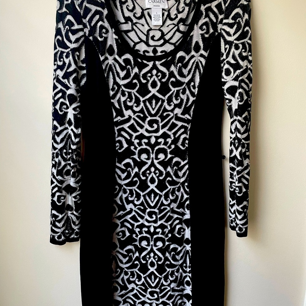 Carmen Marc Valvo Dress Size L